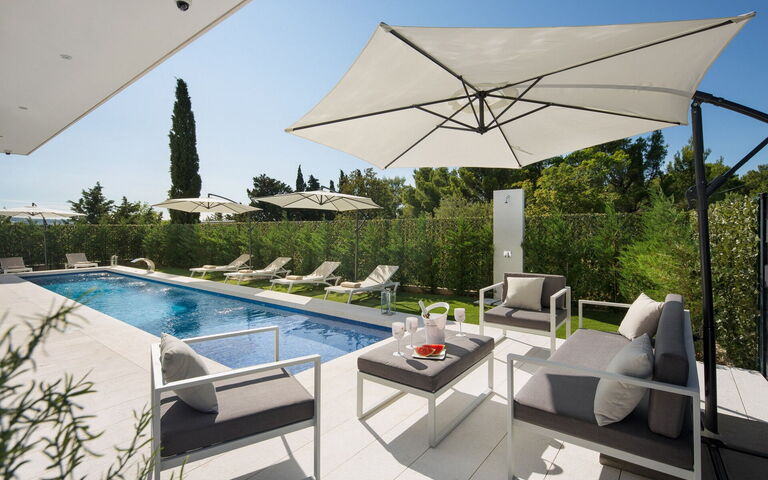 Orvas Villa 82: Balkong / terrass / uteplats, slå samman, Utomhus