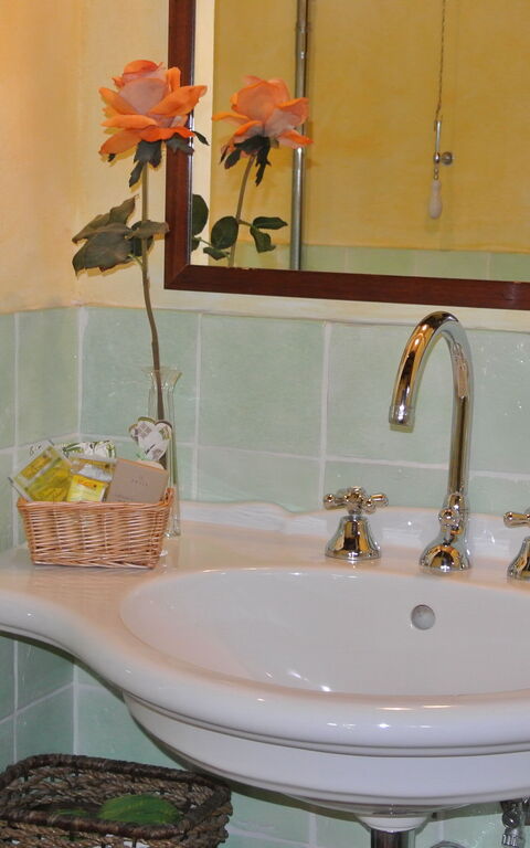 Casale Della Torre: Badrum