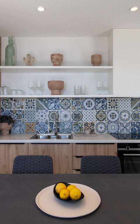 Villa Thea Mare Maistro: Kök, Lunchrum