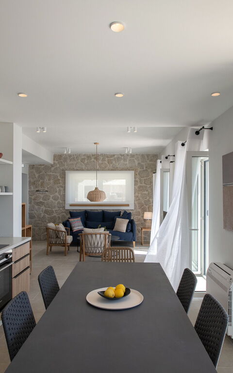 Villa Thea Mare Maistro: Kök, Lunchrum