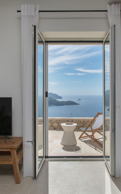 Villa Thea Mare Maistro: Balkong / terrass / uteplats, sovrum