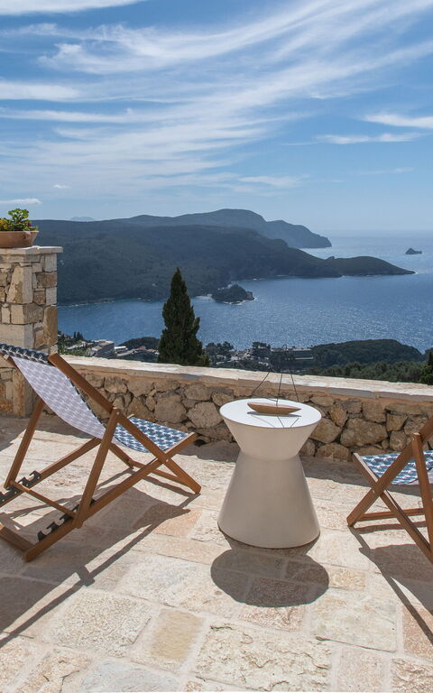 Villa Thea Mare Maistro: Balkong / terrass / uteplats, sovrum