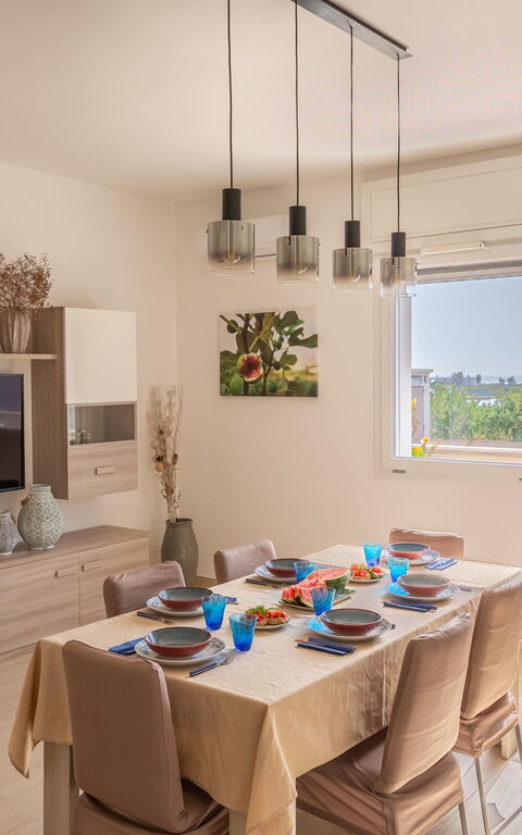 Villa Palibella: Kök, Lunchrum, Vardagsrum