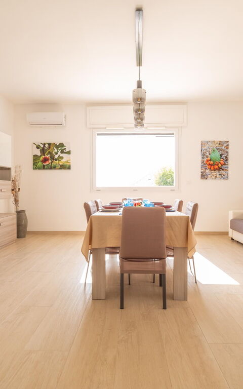 Villa Palibella: Kök, Lunchrum, Vardagsrum