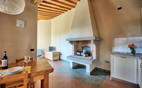 Semesterboende Torre 1: Kök, Lunchrum