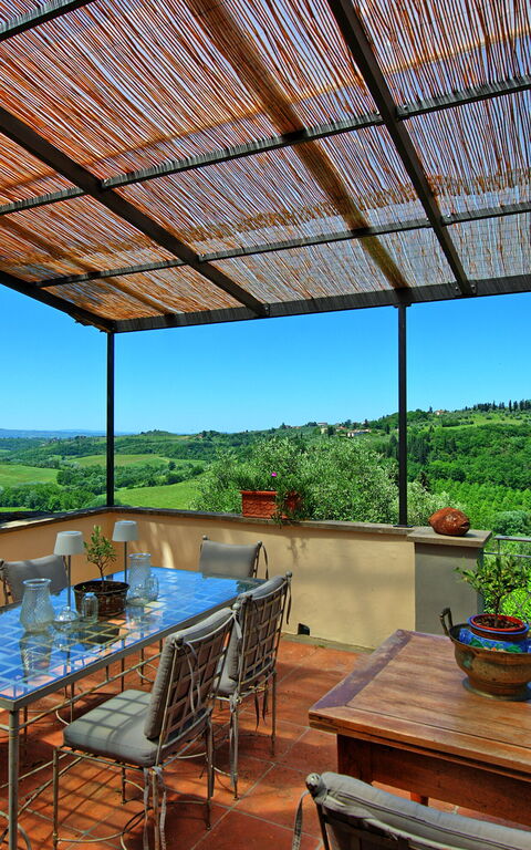 Villa Casciani: Balkong / terrass / uteplats, Utomhus, Visningar