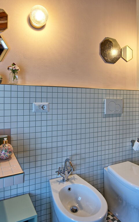 Villa Casciani: Badrum