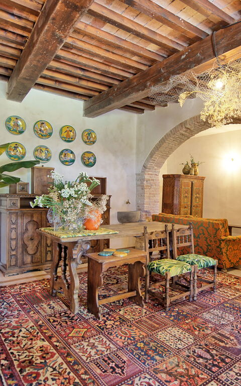 Villa Casciani: Vardagsrum