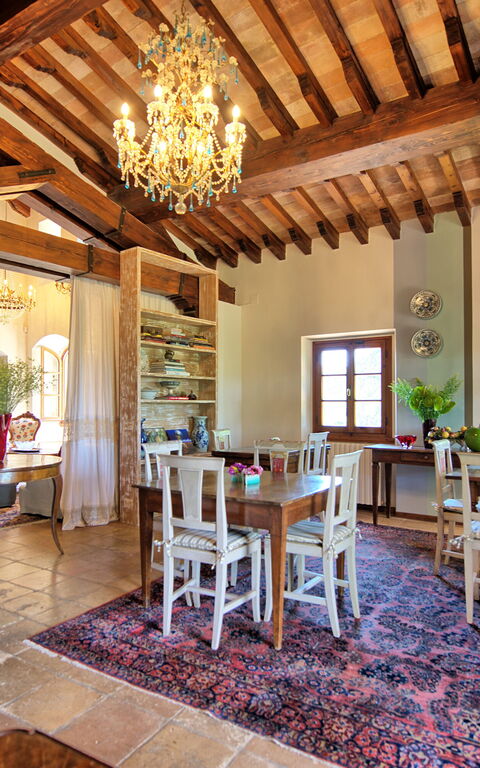 Villa Casciani: Lunchrum, Vardagsrum