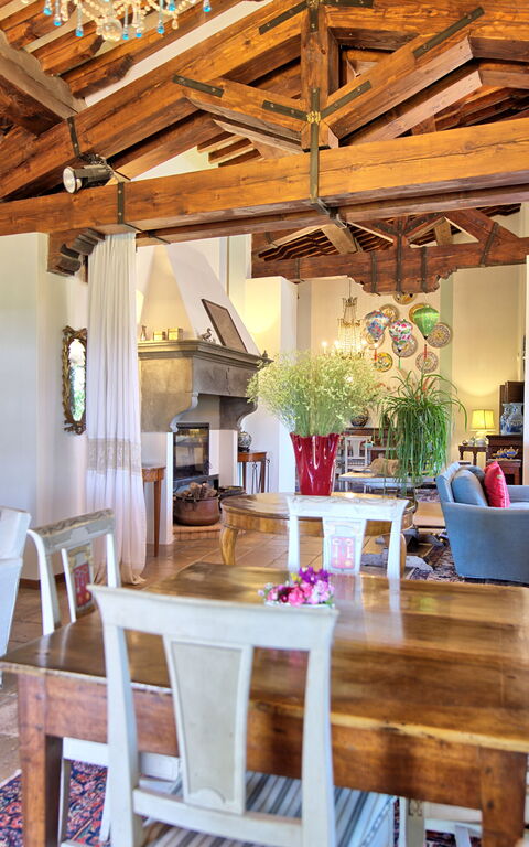 Villa Casciani: Lunchrum, Vardagsrum