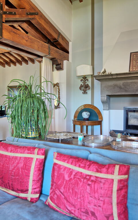 Villa Casciani: Lunchrum, Vardagsrum