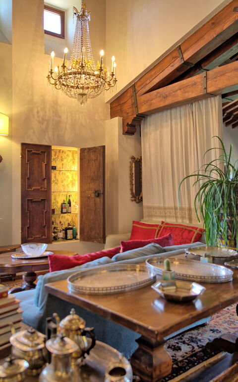 Villa Casciani: Lunchrum, Vardagsrum