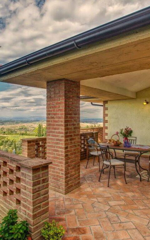 Leccino: Balkong / terrass / uteplats, Exteriör, Utomhus, Visningar