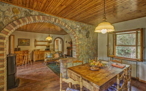 Semesterboende Leccino 1: Kök, Lunchrum