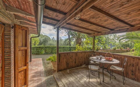 Semesterboende Leccino 3: Balkong / terrass / uteplats