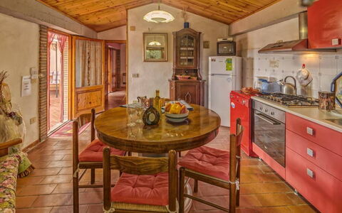 Semesterboende Leccino 4: Kök, Lunchrum