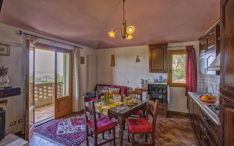 Semesterboende Leccino 5: Kök, Lunchrum