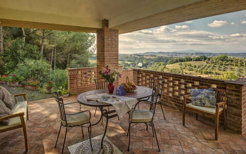 Semesterboende Leccino 5: Balkong / terrass / uteplats