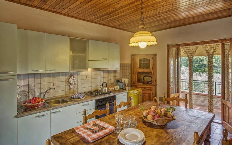 Semesterboende Leccino 1: Kök, Lunchrum