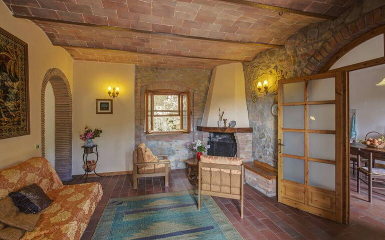 Semesterboende Leccino 2: Vardagsrum