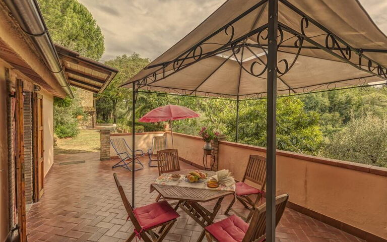 Semesterboende Leccino 4: Balkong / terrass / uteplats