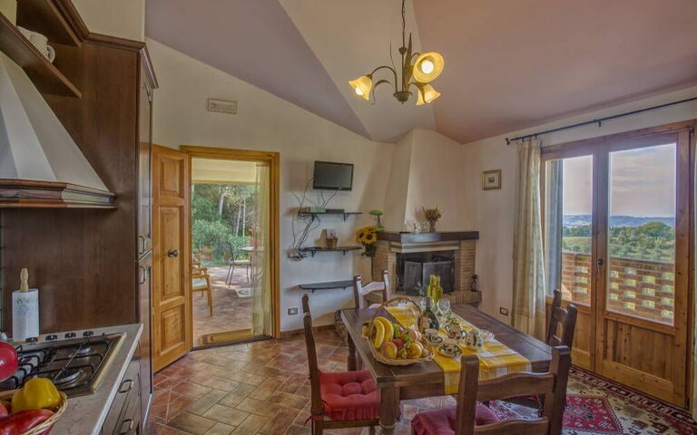 Semesterboende Leccino 5: Kök, Lunchrum