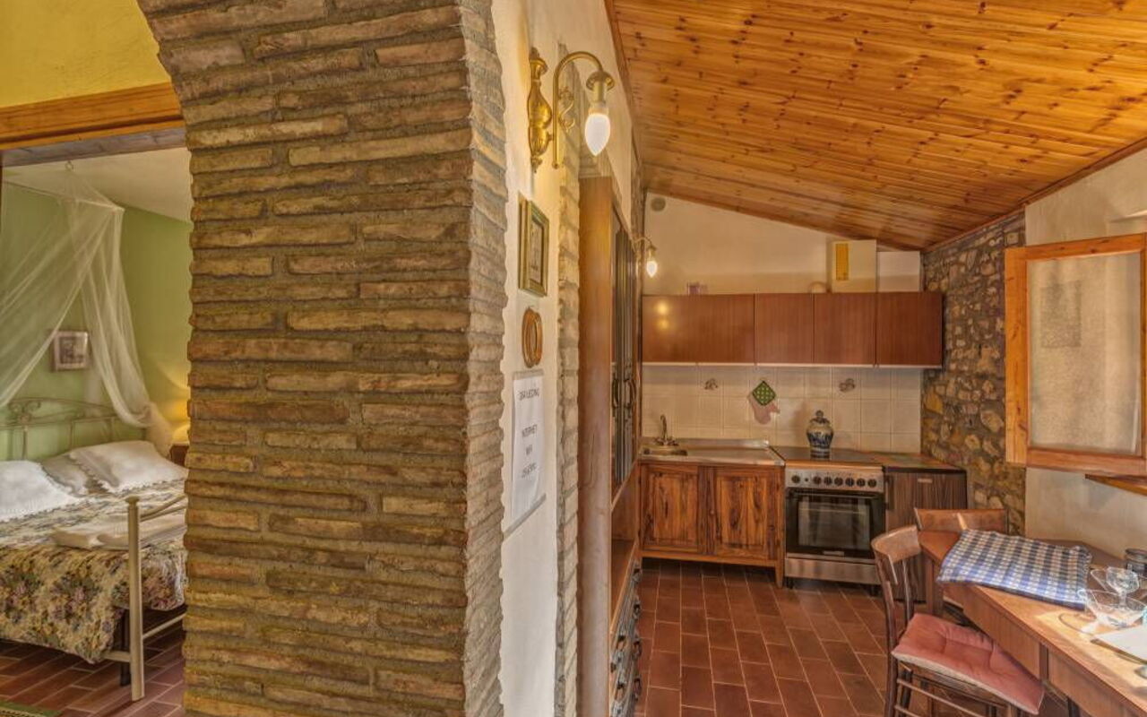 Semesterboende Leccino 3: Kök, Lunchrum