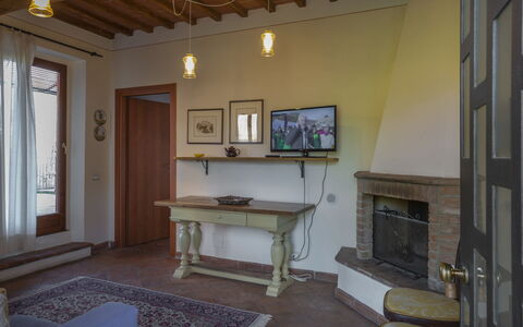 Semesterboende La Maria e Cecco: Vardagsrum