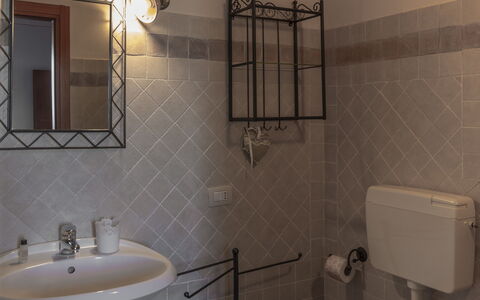 Semesterboende La Maria e Cecco: Badrum