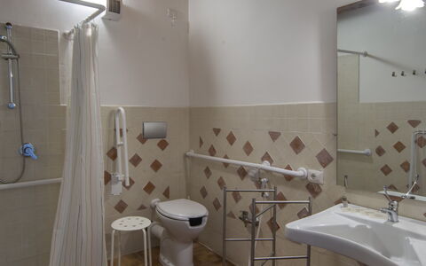 Semesterboende Lollo: Badrum