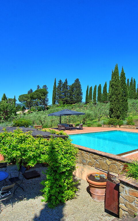 Villa Barbarella: Balkong / terrass / uteplats, slå samman, Trädgård, Utomhus, Visningar