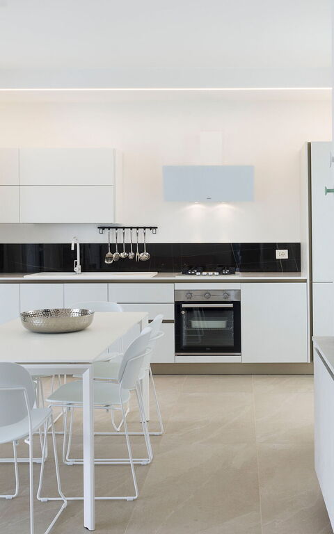 Villa Paradisus: Kök, Lunchrum