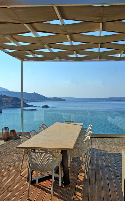 Villa Sapphire: Balkong / terrass / uteplats, Utomhus, Visningar