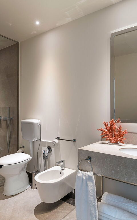 Villa Acqua Marina: Badrum