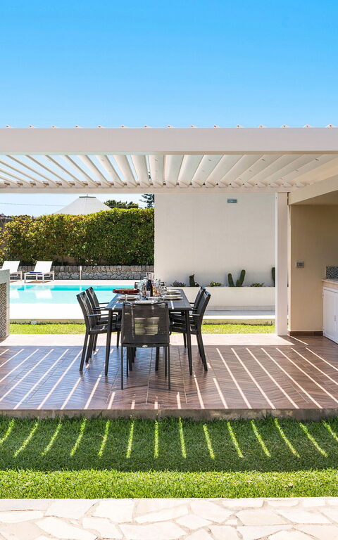 Villa Dilecta: Balkong / terrass / uteplats, Exteriör, Trädgård, Utomhus