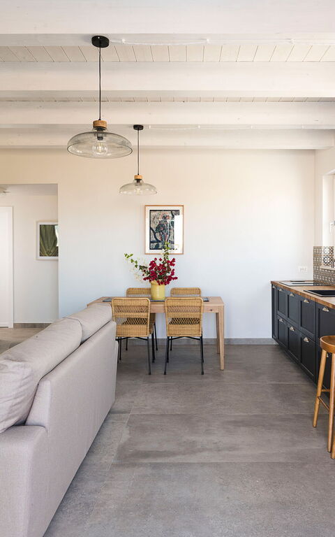 Villa Paolina: Kök, Vardagsrum