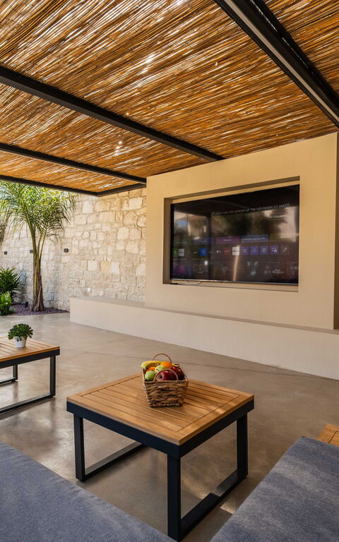 Villa Serenity: Balkong / terrass / uteplats, Utomhus