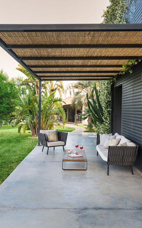 Villa Agnese: Balkong / terrass / uteplats, Exteriör, Trädgård, Utomhus