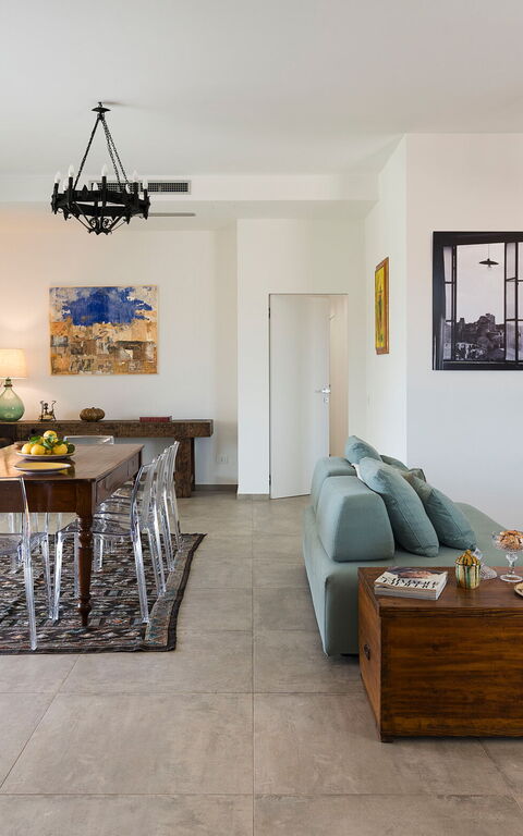 Villa Cavalè: Lunchrum, Vardagsrum