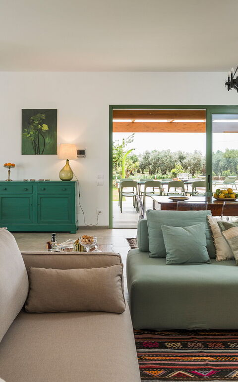 Villa Cavalè: Lunchrum, Vardagsrum