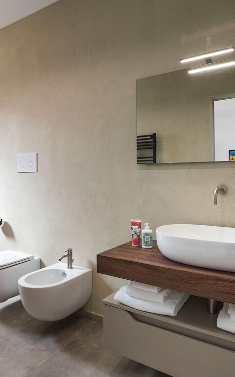 Villa Cavalè: Badrum