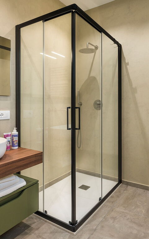 Villa Cavalè: Badrum