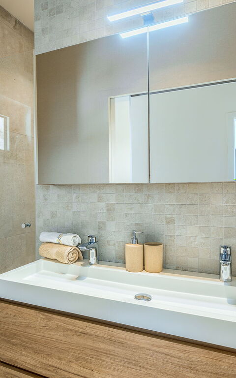 Villa Pine Haven: Badrum