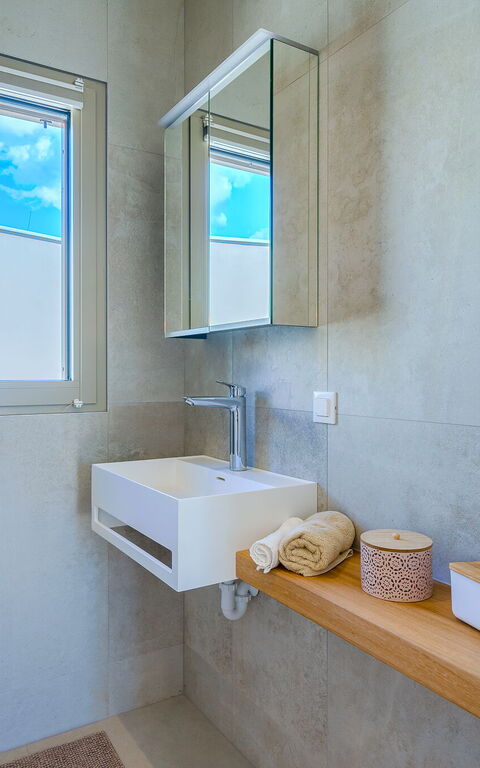 Villa Pine Haven: Badrum