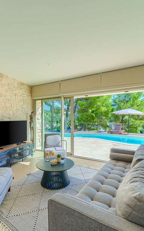 Villa Pine Haven: Vardagsrum