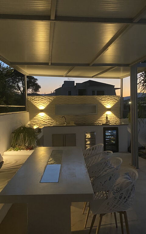 Christianna Apartments: Balkong / terrass / uteplats, Utomhus