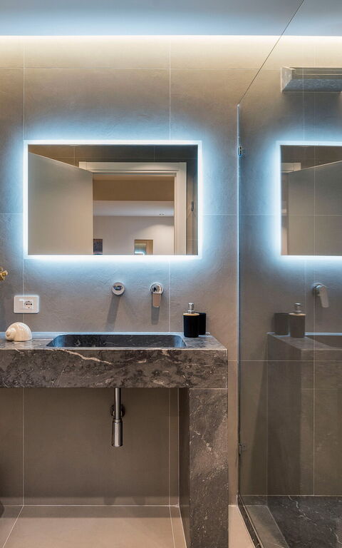 Villa Castalia: Badrum