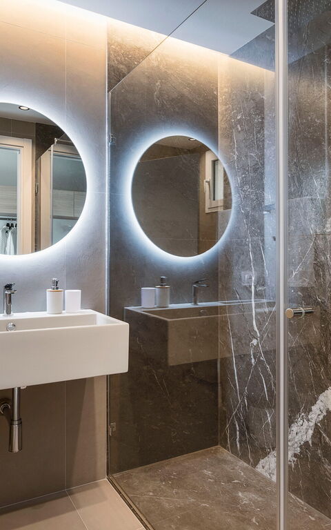 Villa Castalia: Badrum