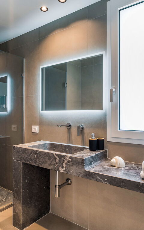 Villa Castalia: Badrum