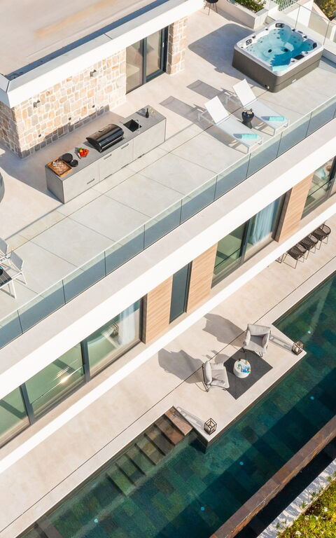 Villa Olive Vista 2: Balkong / terrass / uteplats, Exteriör, slå samman, Utomhus